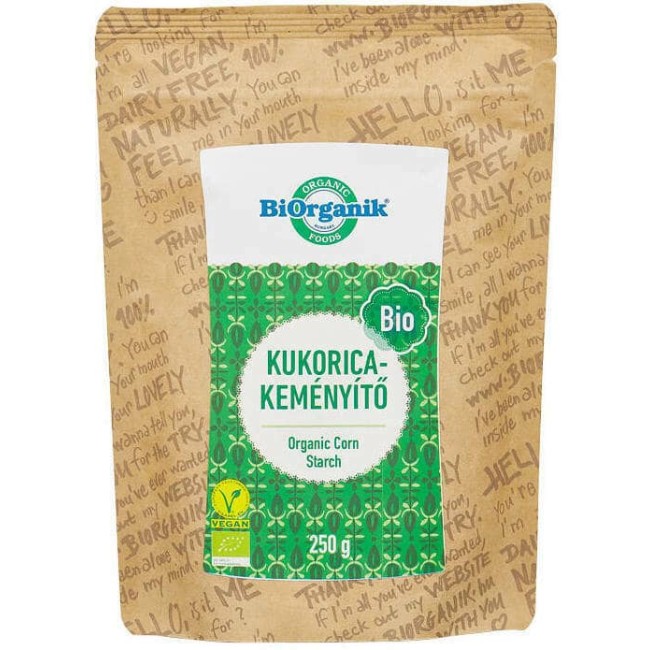 Amidon din porumb bio 250g Biorganik Amidon din porumb bio 250g Biorganik